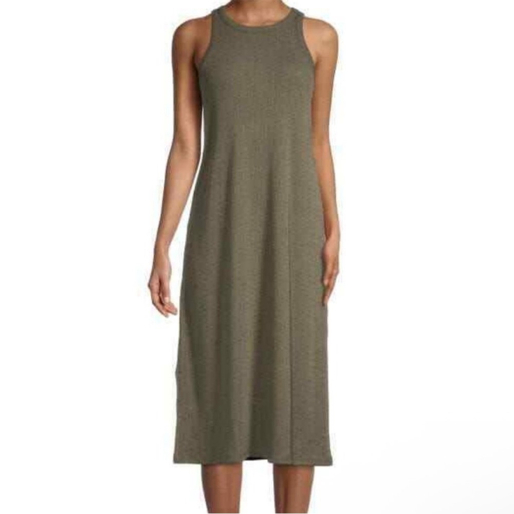 MADEWELL Westville Tank Midi Olive A-Line Dress